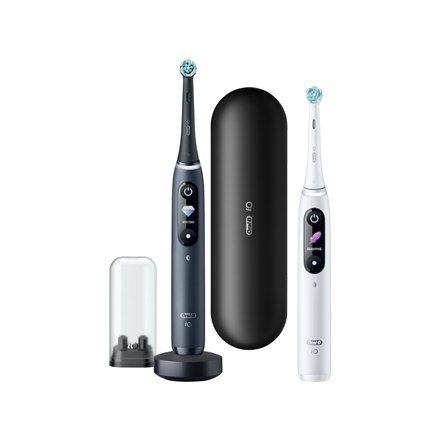 Oral-B Electric Toothbrush iO8 Series Duo Rechargeable, Dla dorosłych, Liczba główek szczoteczki w z